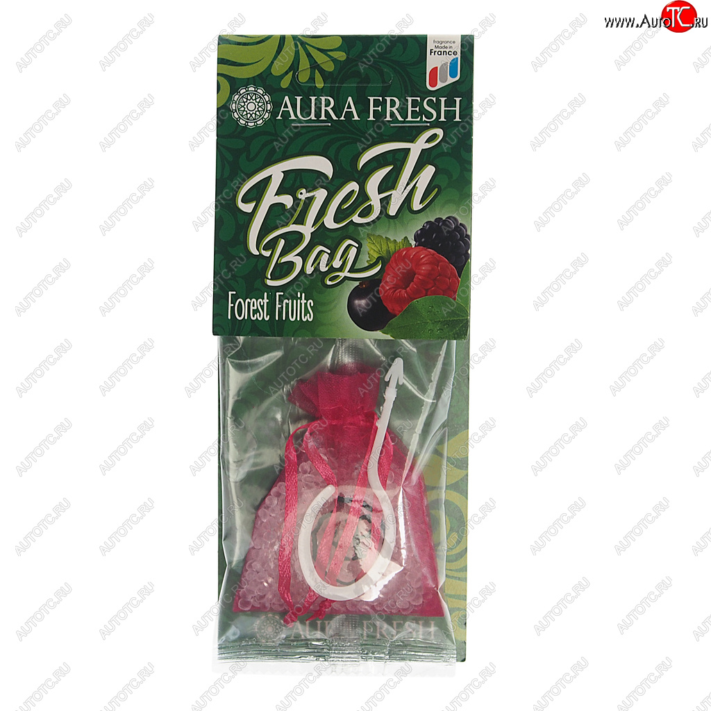 182 р. Ароматизатор подвесной гранулы (forest fruits) 20г Fresh Bag AURA FRESH AURA FRESH 23054  с доставкой в г. Воронеж