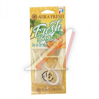 182 р. Ароматизатор подвесной гранулы (sex on the beach) 20г Fresh Bag AURA FRESH AURA FRESH 23057  с доставкой в г. Воронеж. Увеличить фотографию 1