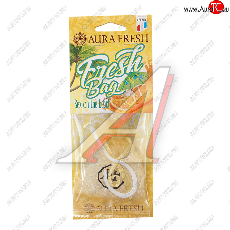 182 р. Ароматизатор подвесной гранулы (sex on the beach) 20г Fresh Bag AURA FRESH AURA FRESH 23057  с доставкой в г. Воронеж