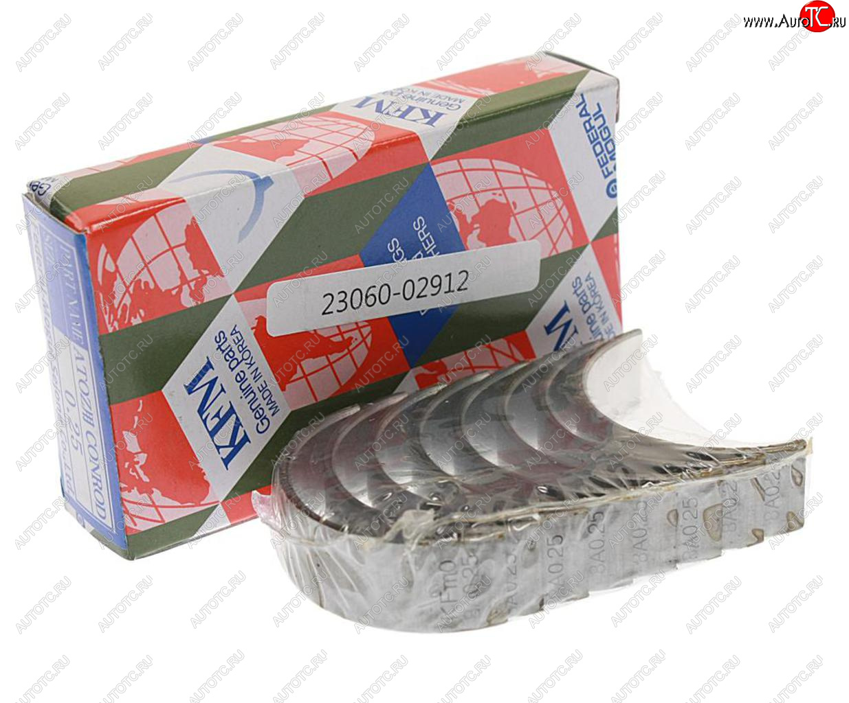 1 039 р. Вкладыши HYUNDAI Atos (98-),Getz (02-) (1.1) шатунные d+0.25 комплект (8шт.) KFM KFM 23060-02912  с доставкой в г. Воронеж