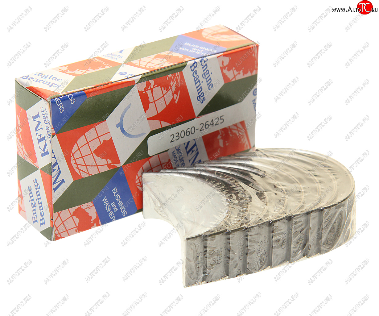 949 р. Вкладыши HYUNDAI Accent (06-) KIA Rio (06-) шатунные STD комплект (8шт.) KFM KFM 23060-26425  с доставкой в г. Воронеж