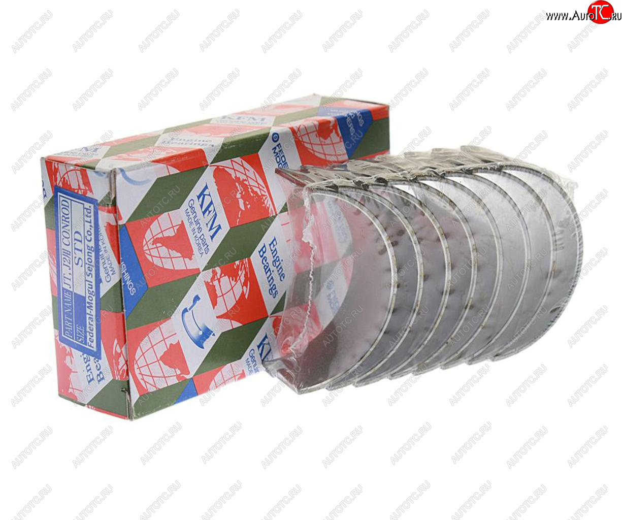 1 099 р. Вкладыши KIA Bongo 3 (06-) (2.9) шатунные STD комплект (8шт.) KFM KFM 23060-4x010  с доставкой в г. Воронеж