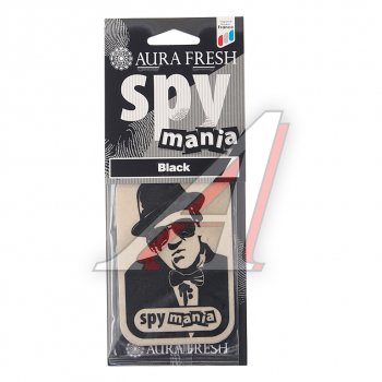 88 р. Ароматизатор подвесной картонный (black) Spy Mania AURA FRESH AURA FRESH 23098  с доставкой в г. Воронеж. Увеличить фотографию 1