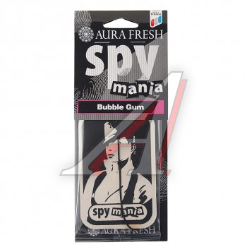 88 р. Ароматизатор подвесной картонный (bubble gum) Spy Mania AURA FRESH AURA FRESH 23099  с доставкой в г. Воронеж. Увеличить фотографию 1