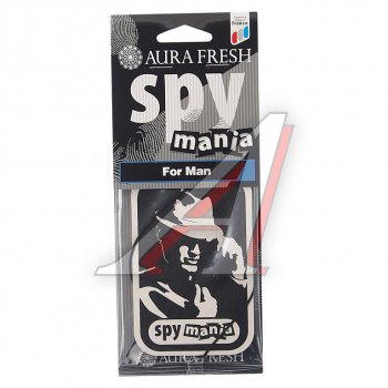 88 р. Ароматизатор подвесной картонный (for man) Spy Mania AURA FRESH AURA FRESH 23102  с доставкой в г. Воронеж. Увеличить фотографию 1