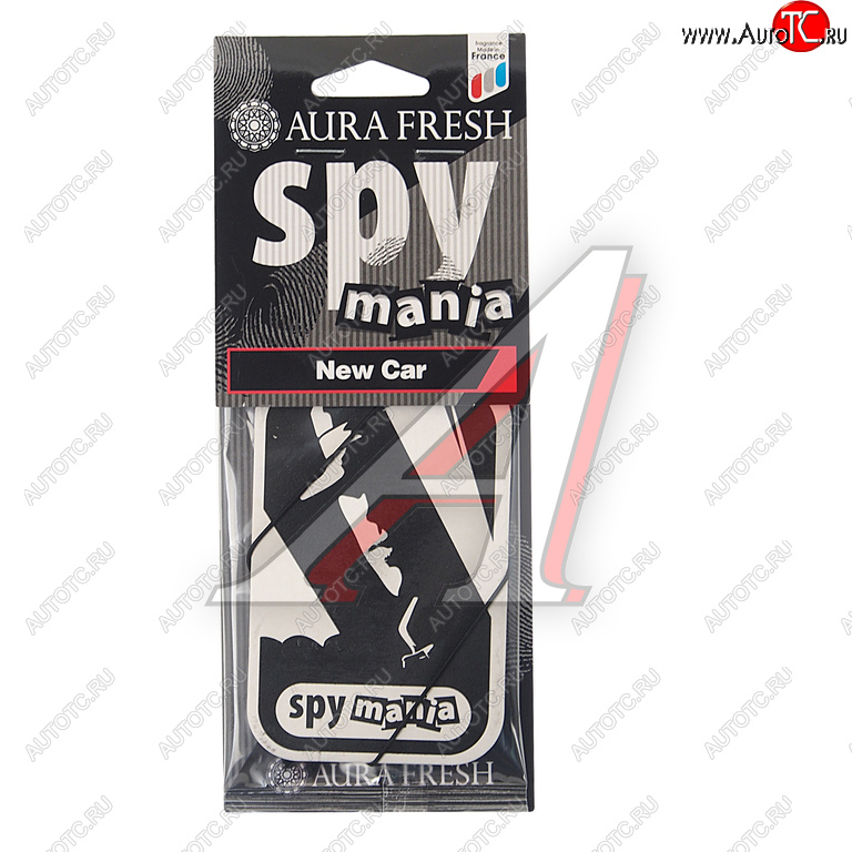 90 р. Ароматизатор подвесной картонный (new car) Spy Mania AURA FRESH AURA FRESH 23104  с доставкой в г. Воронеж