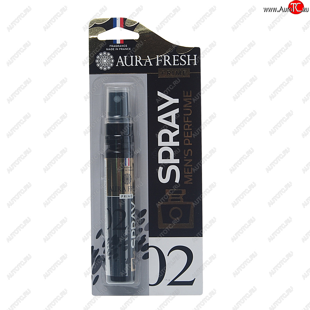 359 р. Ароматизатор спрей (№2 CK one) 30мл Prime Pump Spray AURA FRESH AURA FRESH 23168  с доставкой в г. Воронеж