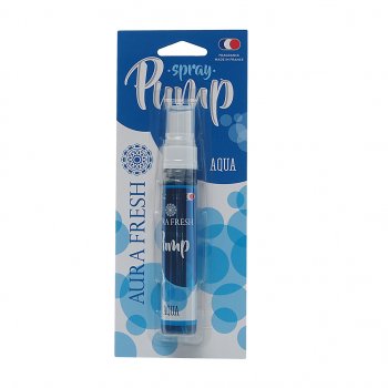 247 р. Ароматизатор спрей (aqua) 30мл Pump Spray AURA FRESH AURA FRESH 23278  с доставкой в г. Воронеж. Увеличить фотографию 1