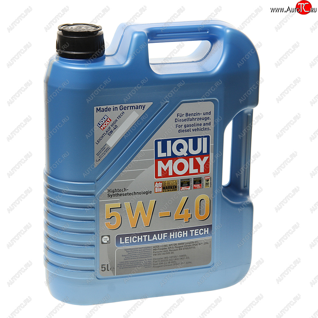 7 399 р. Масло моторное LEICHTLAUF HIGH TECH 5W40 синт.5л LIQUI MOLY LIQUI MOLY 2328  с доставкой в г. Воронеж