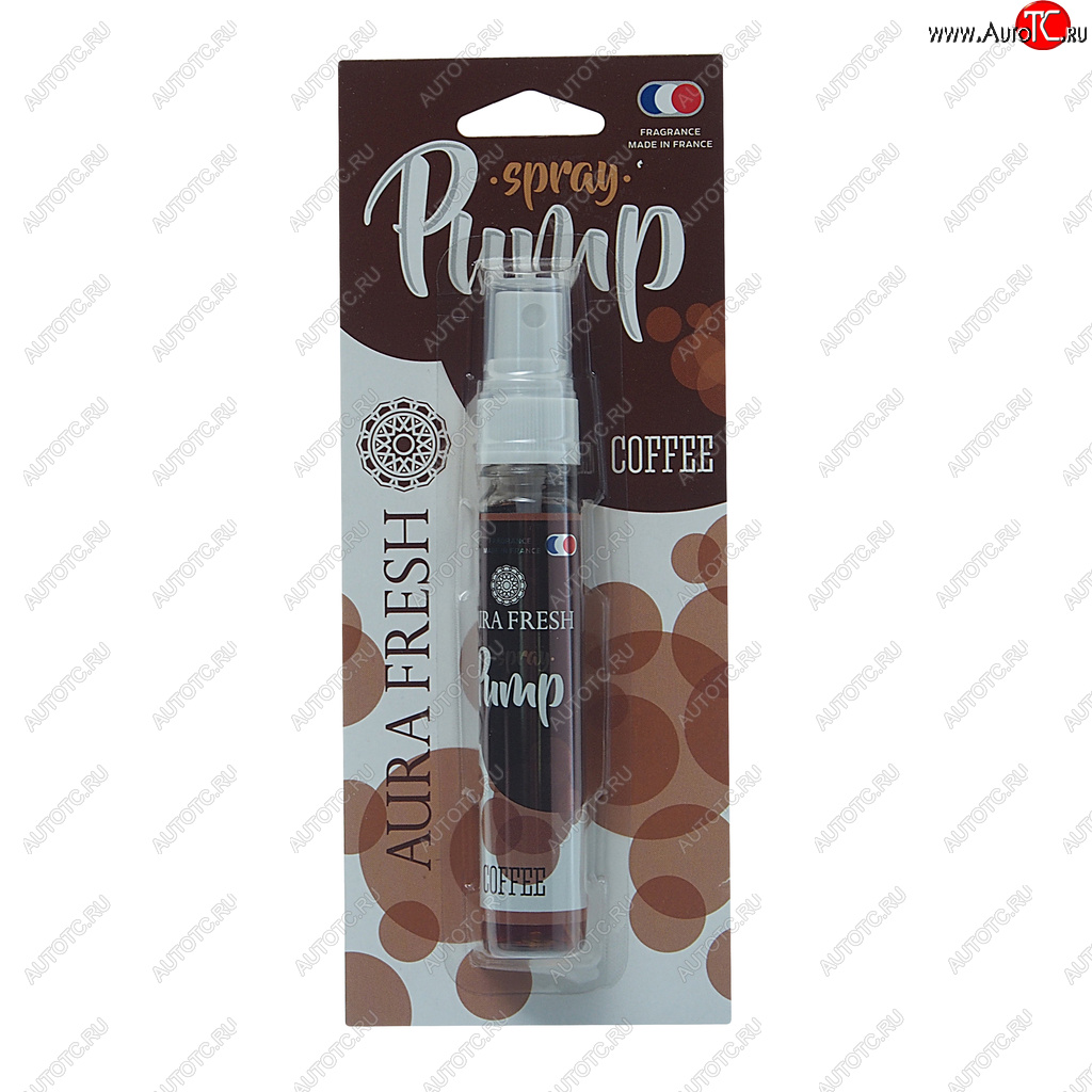 247 р. Ароматизатор спрей (coffee) 30мл Pump Spray AURA FRESH AURA FRESH 23282  с доставкой в г. Воронеж