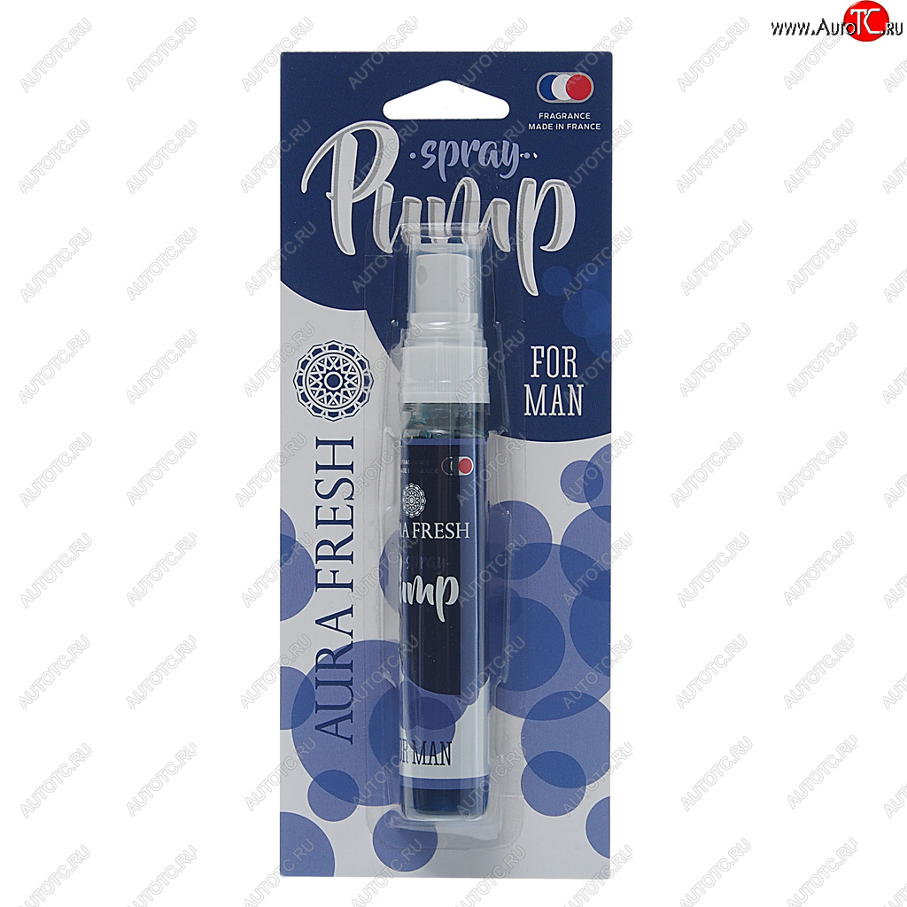 247 р. Ароматизатор спрей (for man) 30мл Pump Spray AURA FRESH AURA FRESH 23283  с доставкой в г. Воронеж