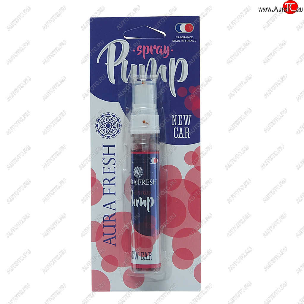 247 р. Ароматизатор спрей (new car) 30мл Pump Spray AURA FRESH AURA FRESH 23285  с доставкой в г. Воронеж