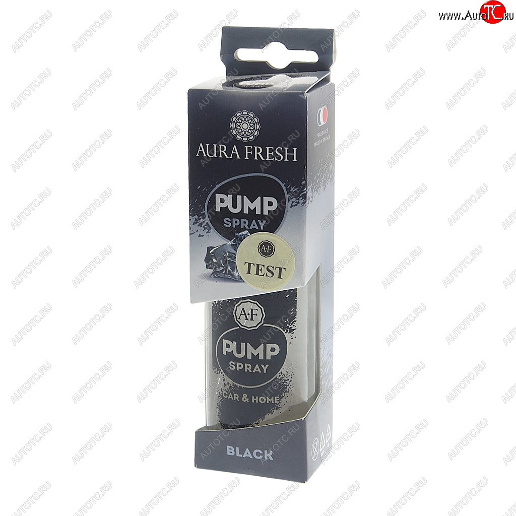 349 р. Ароматизатор спрей (black) 50мл Pump Spray AURA FRESH AURA FRESH 23359  с доставкой в г. Воронеж