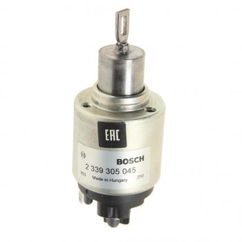 4 999 р. Реле втягивающее BMW E60,81,83,87,90,70,71 D BOSCH BOSCH 2339305045  с доставкой в г. Воронеж. Увеличить фотографию 1