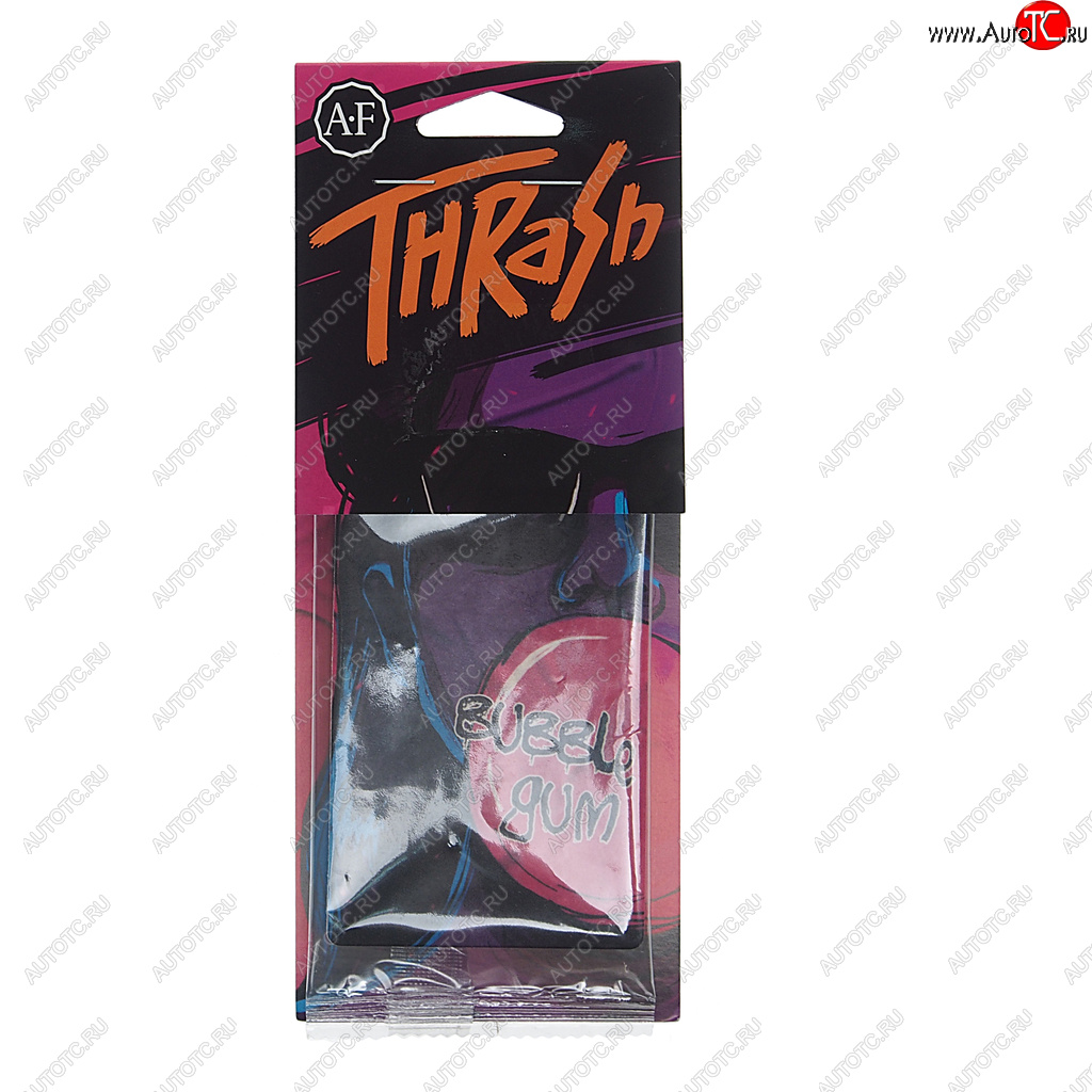 111 р. Ароматизатор подвесной пластина (Bubble Gum) Thrash AURA FRESH AURA FRESH 23406  с доставкой в г. Воронеж