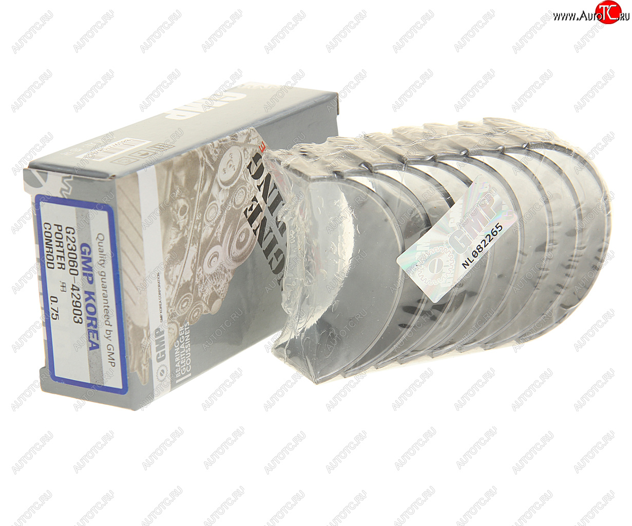 739 р. Вкладыши HYUNDAI Porter дв.D4BF шатунные d+0.75 комплект (8шт.) GMP GMP 23610-42903 GMP 23610-42903  с доставкой в г. Воронеж