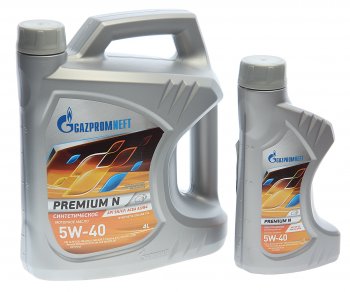 2 399 р. Масло моторное Premium N SNCFA3B4 5W40 синт.4+1л GAZPROMNEFT GAZPROMNEFT 2389900144a  с доставкой в г. Воронеж. Увеличить фотографию 1