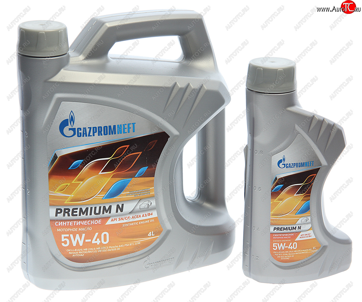 2 399 р. Масло моторное Premium N SNCFA3B4 5W40 синт.4+1л GAZPROMNEFT GAZPROMNEFT 2389900144a  с доставкой в г. Воронеж