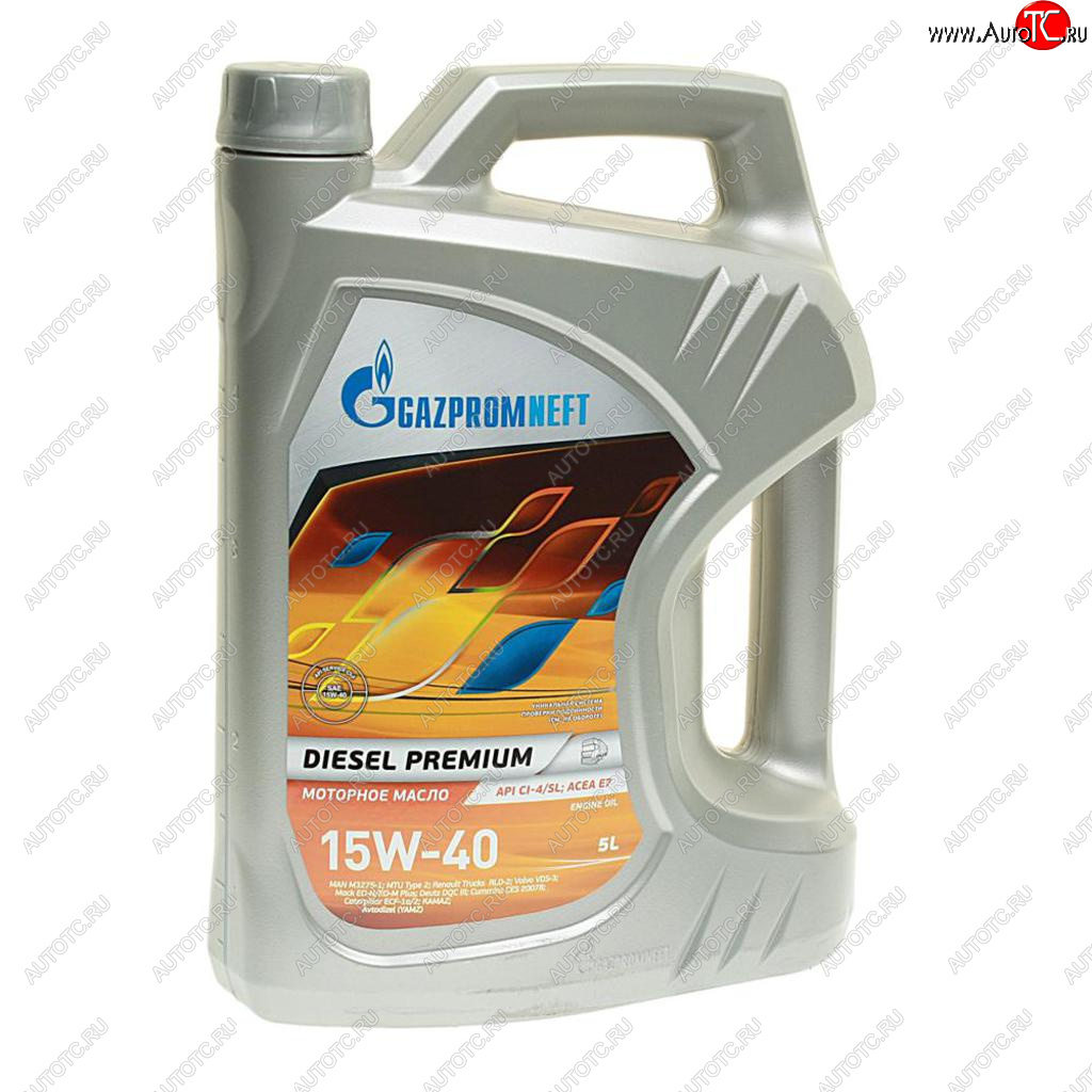 1 899 р. Масло дизельное DIESEL PREMIUM CI-4SLE7E5 15W40 мин.5л GAZPROMNEFT GAZPROMNEFT 2389901342  с доставкой в г. Воронеж