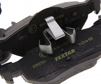 4 289 р. Колодки тормозные BMW 1 (E81,E87),3 (E90,E91) задние (4шт.) TEXTAR TEXTAR 2392701  с доставкой в г. Воронеж. Увеличить фотографию 2