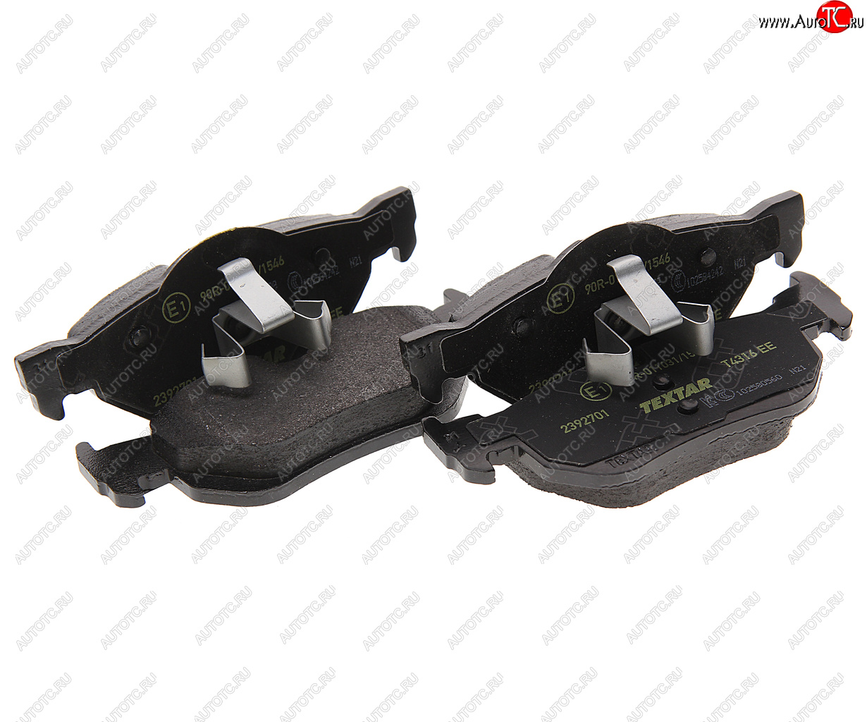 4 289 р. Колодки тормозные BMW 1 (E81,E87),3 (E90,E91) задние (4шт.) TEXTAR TEXTAR 2392701  с доставкой в г. Воронеж
