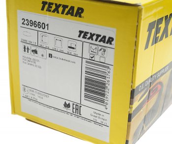 3 699 р. Колодки тормозные передние (4шт.) TEXTAR Hyundai I30 FD универсал дорестайлинг (2007-2010)  с доставкой в г. Воронеж. Увеличить фотографию 3
