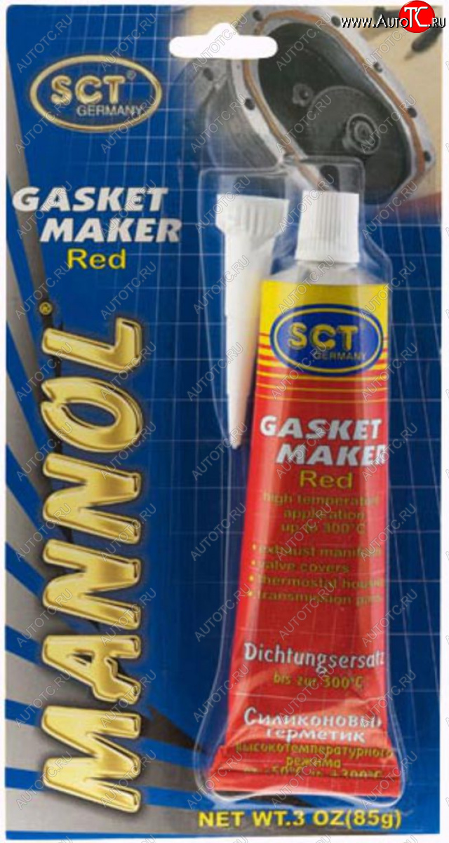 319 р. Герметик прокладка красный термостойкий 85мл -50С+300С 85г Gasket Maker Red 9914 MANNOL MANNOL 2409  с доставкой в г. Воронеж
