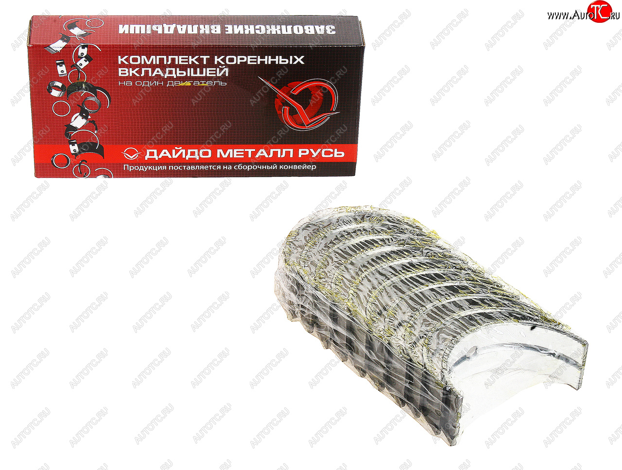 1 149 р. Вкладыши ГАЗ-24,УАЗ коренные d+0.50 ДАЙДО МЕТАЛЛ РУСЬ Дайдо Металл Русь 24-1000102-31  с доставкой в г. Воронеж