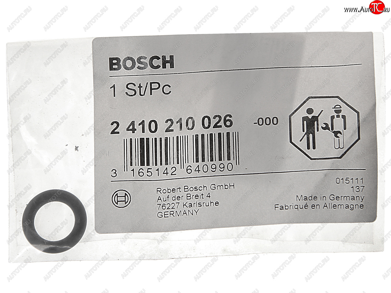 159 р. Кольцо MAN дв.D2865 LF21 уплотнительное ТНВД 10x3 BOSCH BOSCH 2410210026  с доставкой в г. Воронеж