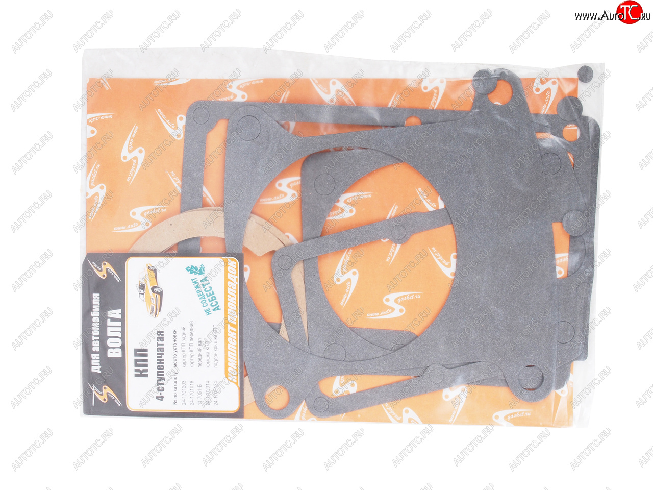 55 р. Прокладка КПП ГАЗ-24-31029 4 ступен.комплект AUTOGASKET AUTOGASKET 24-170*комплект4 в  с доставкой в г. Воронеж