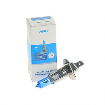 98 р. Лампа 24V H1 70W P14.5s Super White HNG HNG 24170sw  с доставкой в г. Воронеж. Увеличить фотографию 1