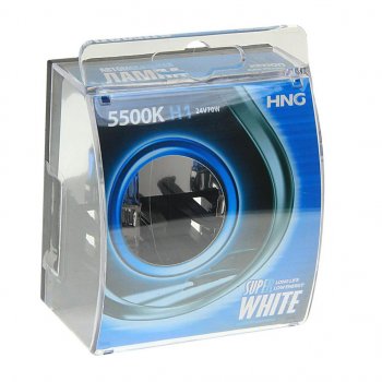 249 р. Лампа 24V H1 70W P14.5s 5500К бокс (2шт.) Super White HNG HNG 24170sw2  с доставкой в г. Воронеж. Увеличить фотографию 1
