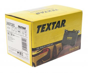 4 199 р. Колодки тормозные задние (4шт.) TEXTAR Subaru Forester SH (2008-2013)  с доставкой в г. Воронеж. Увеличить фотографию 2