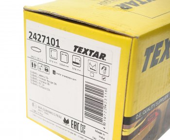 4 199 р. Колодки тормозные задние (4шт.) TEXTAR Subaru Forester SH (2008-2013)  с доставкой в г. Воронеж. Увеличить фотографию 3