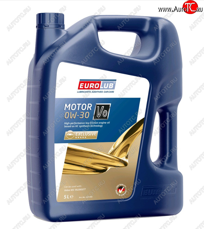 9 199 р. Масло моторное MOTOR VO A5B5 0W30 синт.5л EUROLUB EUROLUB 243005  с доставкой в г. Воронеж