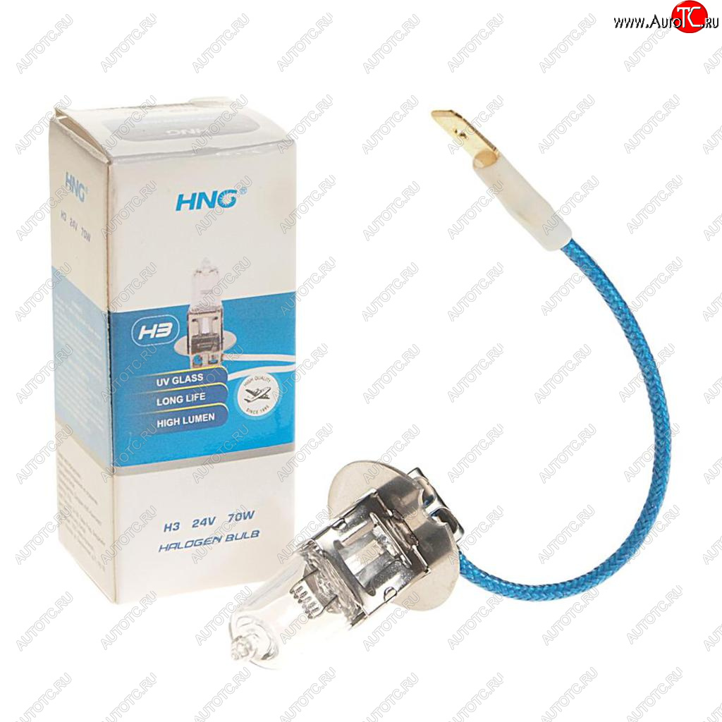 92 р. Лампа 24V H3 70W PK22s Long Life HNG HNG 24370  с доставкой в г. Воронеж
