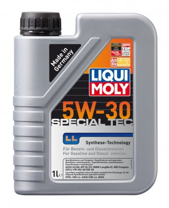 1 989 р. Масло моторное SPECIAL TEC LL 5W30 синт.1л LIQUI MOLY LIQUI MOLY 2447  с доставкой в г. Воронеж. Увеличить фотографию 1
