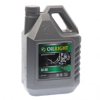 829 р. Масло моторное М8В мин.5л OIL RIGHT OIL RIGHT 2484  с доставкой в г. Воронеж. Увеличить фотографию 1