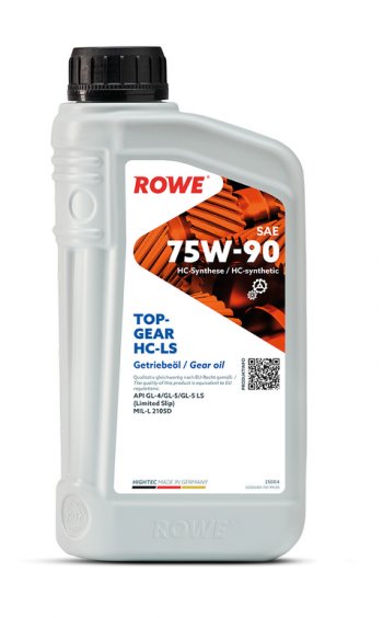 1 799 р. Масло трансмиссионное HIGHTEC TOPGEAR 75W90 LS GL-4/GL-5 синт.1л ROWE ROWE 25004-0010-99 ROWE 25004-0010-99  с доставкой в г. Воронеж. Увеличить фотографию 3