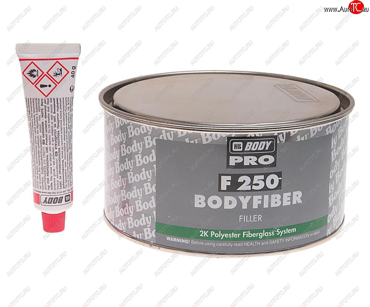 1 559 р. Шпатлевка со стекловолокном FIBER 250 1.5кг BODY BODY 2500600001  с доставкой в г. Воронеж