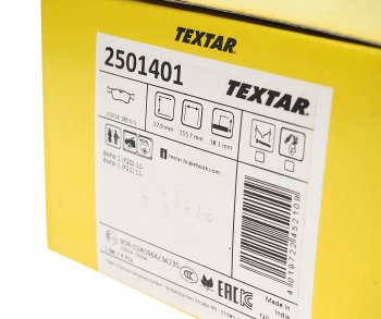 5 549 р. Колодки тормозные передние (4шт.) TEXTAR BMW 1 серия F21 хэтчбэк 3 дв. 1-ый рестайлинг (2015-2017)  с доставкой в г. Воронеж. Увеличить фотографию 3