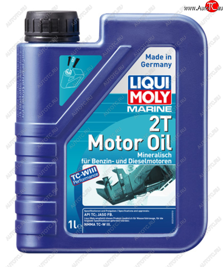 1 899 р. Масло моторное для 2-х тактных двигателей лодок OUTBOARD мин.1л LIQUI MOLY LIQUI MOLY 25019  с доставкой в г. Воронеж