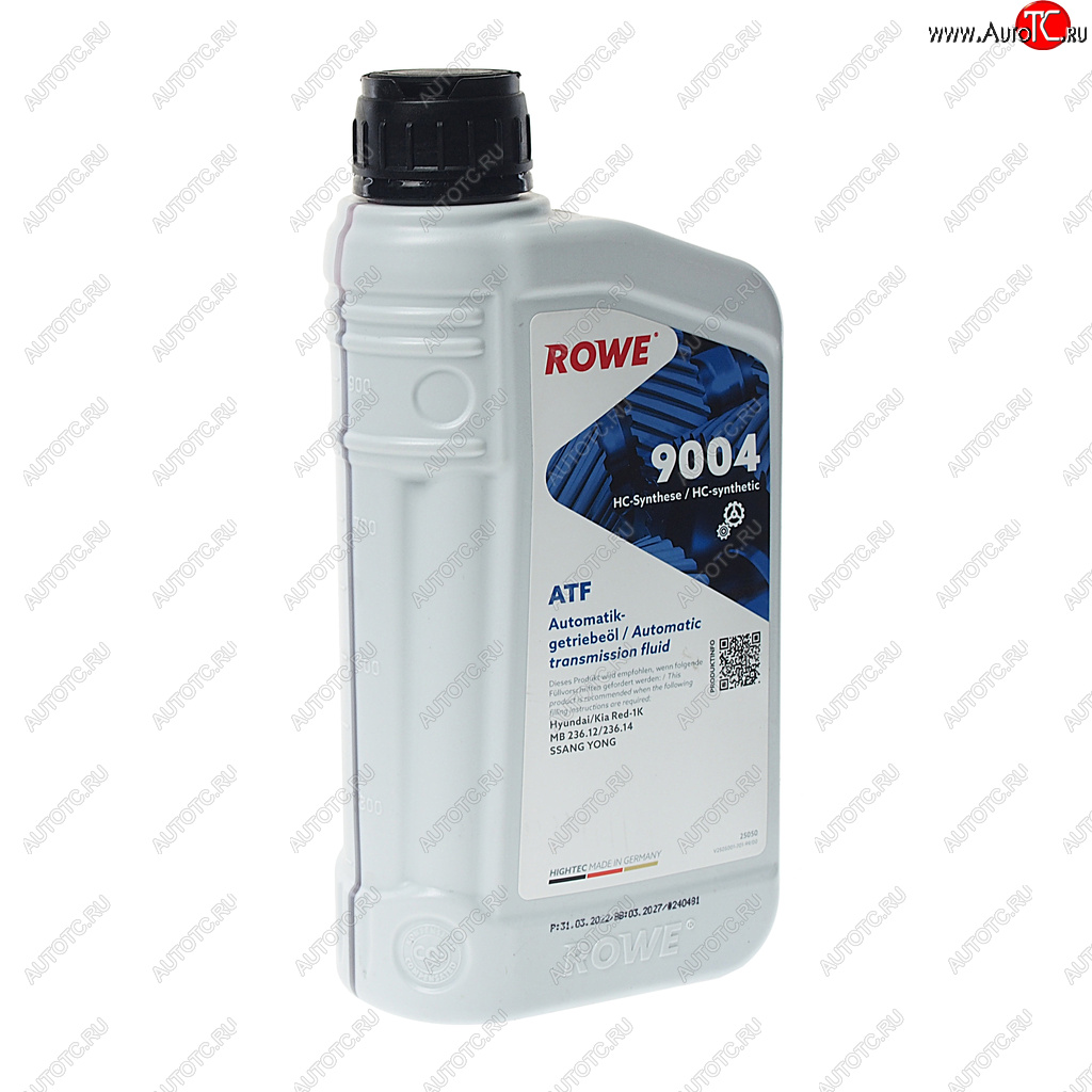 1 799 р. Масло трансмиссионное HIGHTEC ATF 9004 синт.1л красное ROWE ROWE 25050-0010-99  с доставкой в г. Воронеж