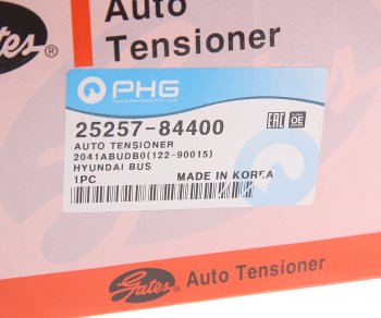 11 799 р. Натяжитель приводного ремня HYUNDAI HD260,270,370,500,Xcient,Universe дв.D6CB38CC GATES GATES 25257-84400  с доставкой в г. Воронеж. Увеличить фотографию 3