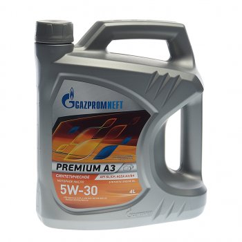 2 389 р. Масло моторное PREMIUM A3 SLCFA3B4 5W30 синт.4л GAZPROMNEFT GAZPROMNEFT 253142485  с доставкой в г. Воронеж. Увеличить фотографию 1
