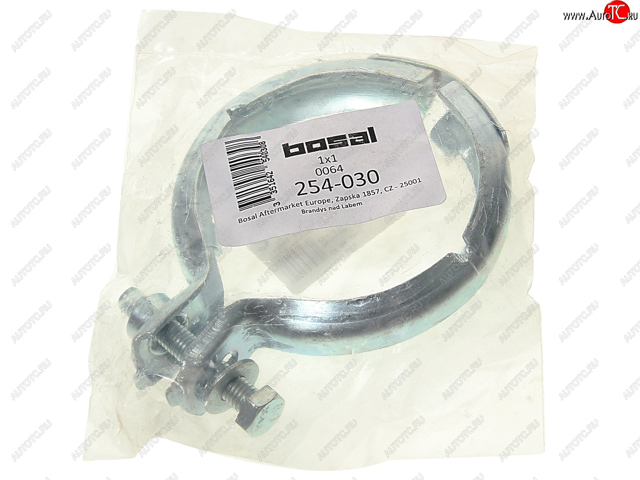 649 р. Хомут глушителя MERCEDES G (W463),C (W202) BOSAL BOSAL 254-030  с доставкой в г. Воронеж