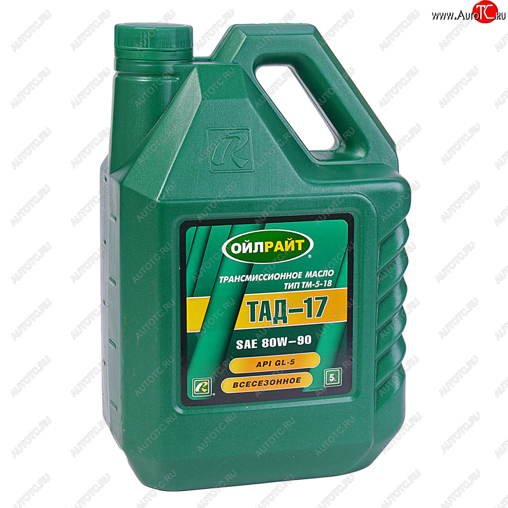 959 р. Масло трансмиссионное ТМ5-18 (ТАД-17) GL-5 80W90 5л OIL RIGHT OIL RIGHT 2545  с доставкой в г. Воронеж