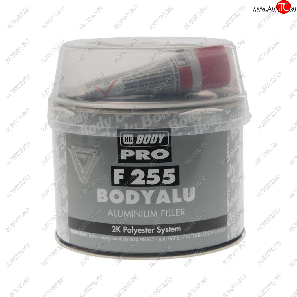 529 р. Шпатлевка с алюминиевым наполнителем PRO F255 ALU 0.25кг BODY BODY 2550800050  с доставкой в г. Воронеж