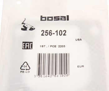 399 р. Прокладка FORD Mondeo выхлопной системы BOSAL BOSAL 256-102  с доставкой в г. Воронеж. Увеличить фотографию 2