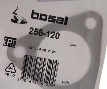 282 р. Прокладка KIA Bongo3 (06-) (2.5),Sportage (98-) трубы приемной BOSAL BOSAL 256-120  с доставкой в г. Воронеж. Увеличить фотографию 2